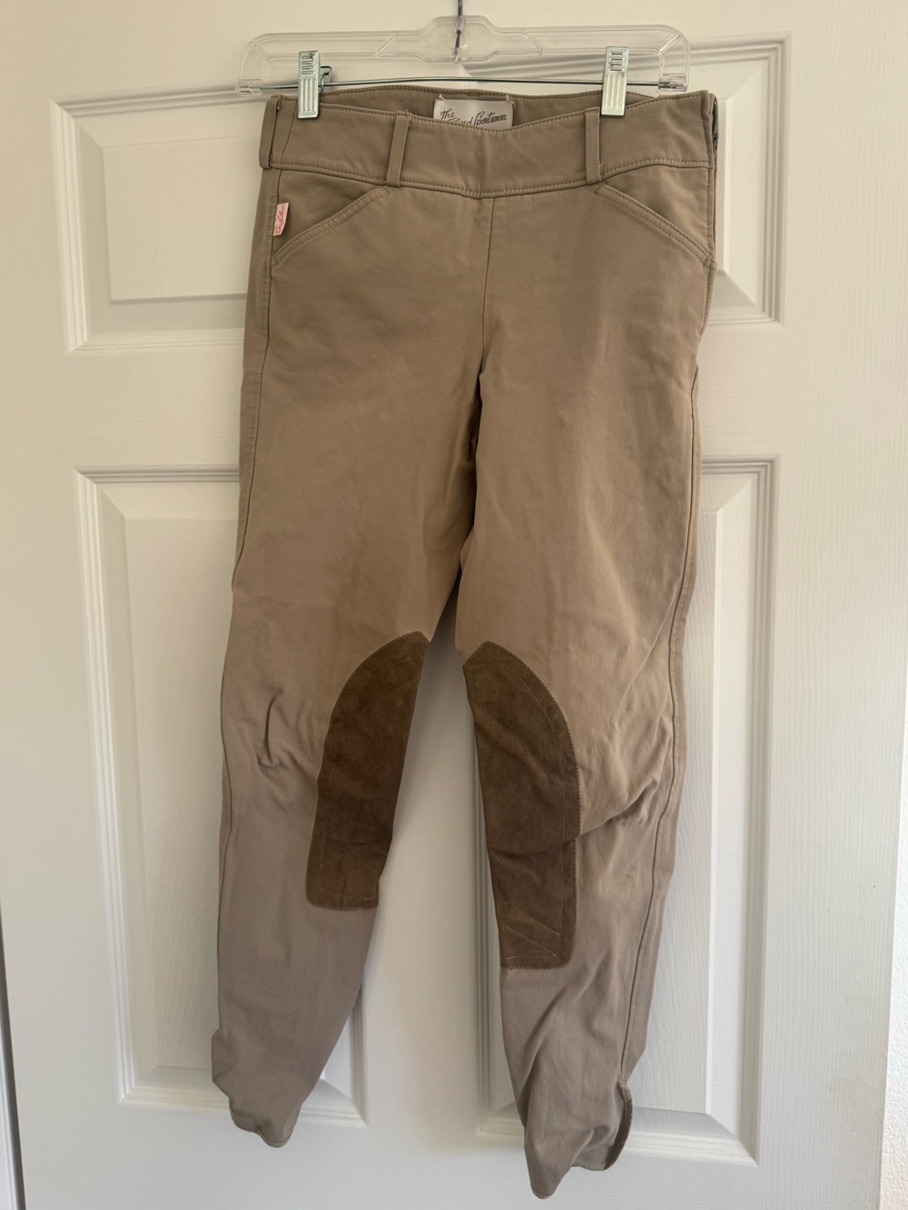 ORIGINAL Tailored Sportsman Low Rise Side Zip Tan Breeches 26L
